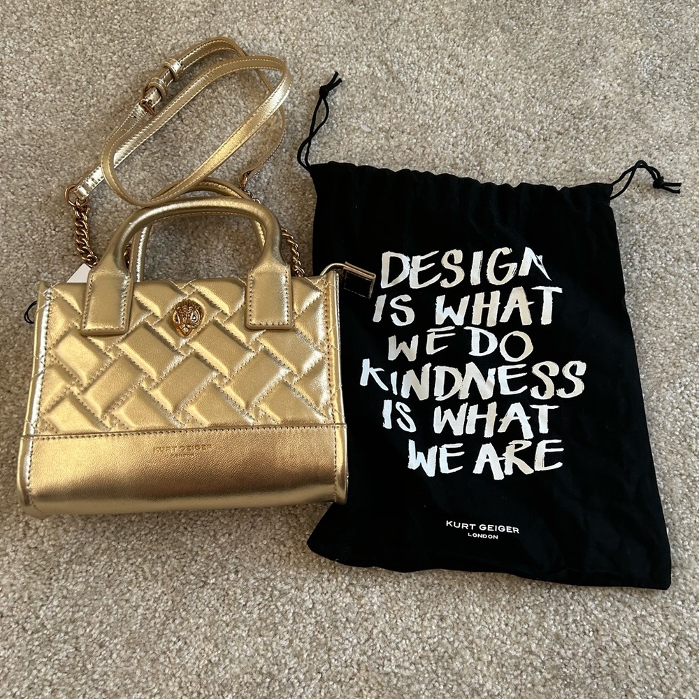 Kurt Geiger Extra Small Kensington Tote Bag With crossbody strap